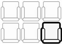 Train driver seating position graphic