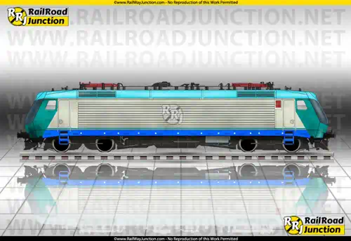 Color image representing the FS Class E.412 (EU.43) locomotive unit