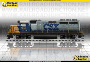 Color image representing the EMD GP38 locomotive unit
